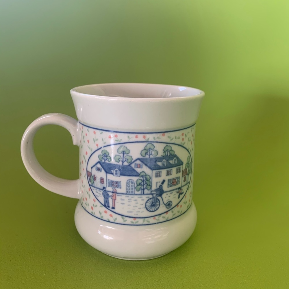 Cute vintage cottage mug
